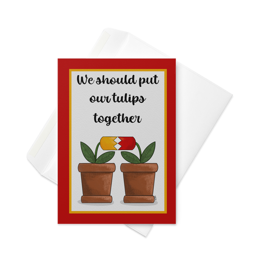 Greeting Card - Tulip Luv