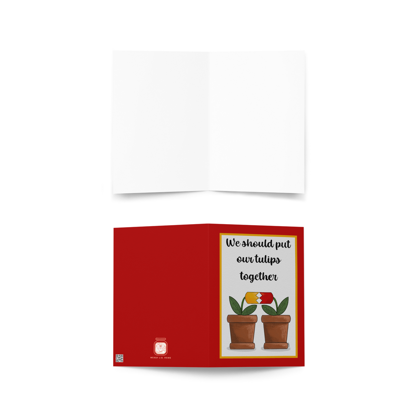 Greeting Card - Tulip Luv